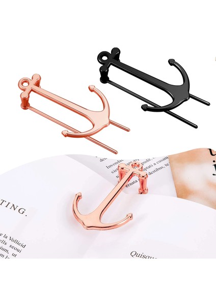 Altın Metal Çapa Imi Yaratıcı Sayfa Tutucu Klip Öğrenciler Için Kitap Okuma Mezuniyet Hediyeleri Okul Kırtasiye Ofis Malzemeleri (Yurt Dışından) fiyatları