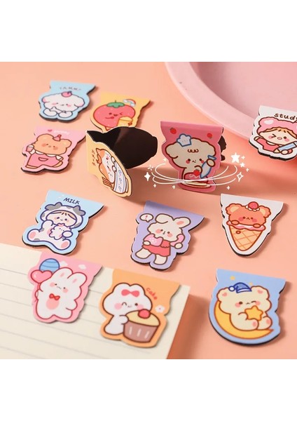 D 1 Adet Sevimli Karikatür Ayı Manyetik Kitap Ayracı Kağıt Klip Kawaii Tavşan Öğrenci Kırtasiye Kitaplar Marker Sayfa Okul Ofis Arzı (Yurt Dışından) fırsatları