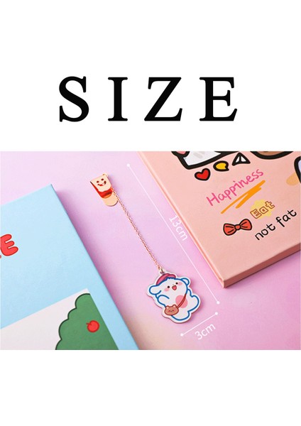 Stil 8 Karikatür Tarzı Metal Imi Akrilik Dekoratif Kolye ile Öğrenciler Için Yaratıcı Hediye Okul Ofis Okuma Kırtasiye Kaynağı (Yurt Dışından) fırsatları