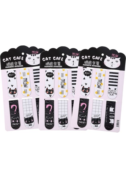 E 6 Adet/takım Kawaii Oreo Kedi Manyetik Imleri Kitaplar Marker Sayfa Kırtasiye Okul Ofis Tedarik Öğrenci Ödül (Yurt Dışından) fiyatları