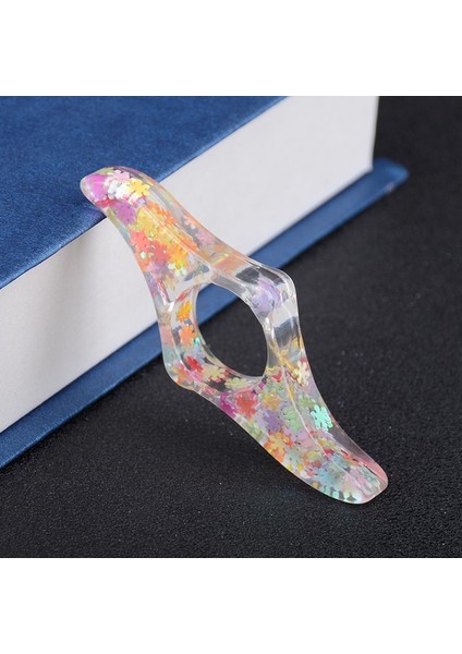 Stil 7 Şeffaf Başparmak Kitap Desteği Imi Okul Malzemeleri Okuma Yardımcıları Serpme Marque Sayfa Kitap Sayfası Tutucu Kitap Aksesuarları (Yurt Dışından)
