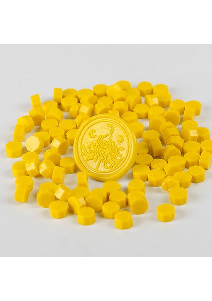 21 Küçük Çantada 100 Sekizgen Balmumu Parçacığı 35G Lake Mühür Balmumu Parçacıkları Renkli Karışık Renkli Sızdırmazlık Balmumu (Yurt Dışından)