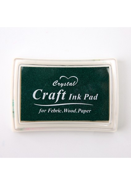 Koyu Yeşil 16 Renk Inkpad El Yapımı Dıy Zanaat Yağ Bazlı Mürekkep Pedi Kauçuk Pullar Kumaş Ahşap Kağıt Scrapbooking Mürekkep Pedi Parmak Boyası Kartları (Yurt Dışından)