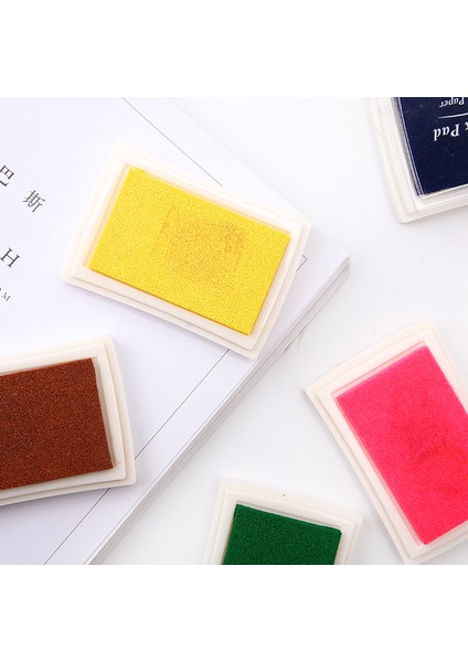 Koyu Yeşil 16 Renk Inkpad El Yapımı Dıy Zanaat Yağ Bazlı Mürekkep Pedi Kauçuk Pullar Kumaş Ahşap Kağıt Scrapbooking Mürekkep Pedi Parmak Boyası Kartları (Yurt Dışından) indirimleri