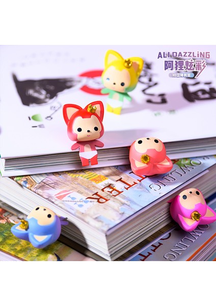 11 Ali Göz Kamaştırıcı Kawaii Karikatür Yer Imi Pvc 3D Hayvan Yer Imleri Yaratıcı Öğrenci Okula Dönüş Hediyeler Işareti Sevimli Kırtasiye Malzemeleri (Yurt Dışından)