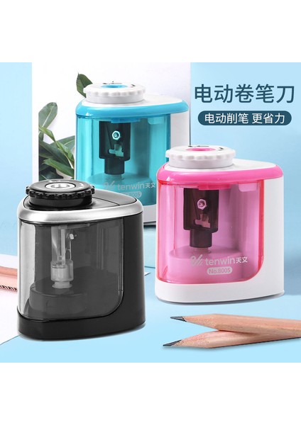 8005PINK-2BLADE Tenwin Taşınabilir Elektrikli/manuel 2'si 1 Arada Kalemtıraş Otomatik Kalemtıraş Çocuklar Yetişkinler Otomatik Kalemtıraş Kırtasiye (Yurt Dışından) modelleri