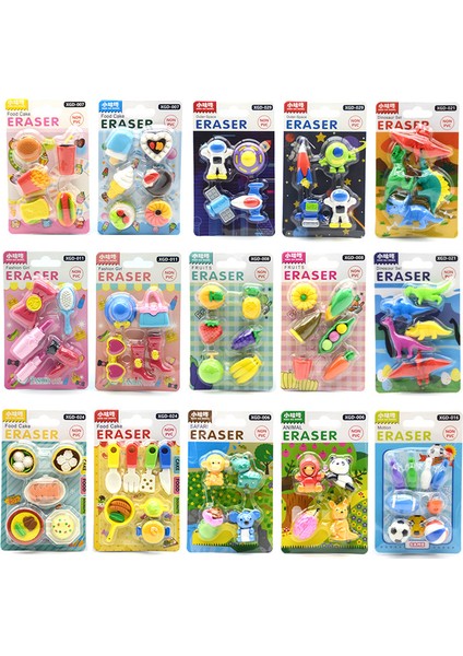 XGD021 1 Adet Rastgele 1 Kart Rastgele Silgi Çocuklar Için, Karikatür Yaratıcı Sevimli Ayrılabilir Montaj Temiz Öğrenci Ödülleri Hediyeler Kırtasiye (Yurt Dışından) fiyatları