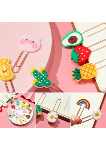 14 Kırtasiye Çiçek Okul Organizatör Ofis Hayvan Imleri Ataşlar Yer Işareti Bağlayıcı Klip Tutucu (Yurt Dışından) modelleri