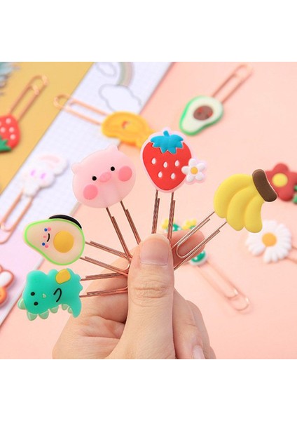 14 Kırtasiye Çiçek Okul Organizatör Ofis Hayvan Imleri Ataşlar Yer Işareti Bağlayıcı Klip Tutucu (Yurt Dışından) fırsatları