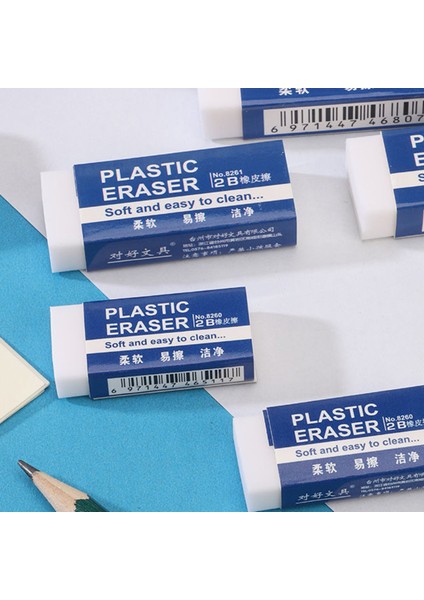 Trompet 10 Adet 2b Beyaz Pvc Silgi Öğrenci Sınavı Ofis Kroki Yumuşak Silgi (Yurt Dışından) modelleri
