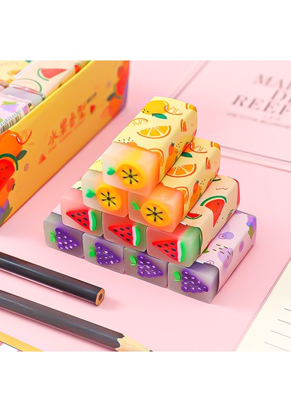 1 Adet Random1 Kawaii Meyve Karpuz Ortak Limon Silgi Kauçuk Silgi Ilköğretim Öğrenci Ödülleri Çocuklar Için Promosyon Hediye Kırtasiye Silgi (Yurt Dışından)