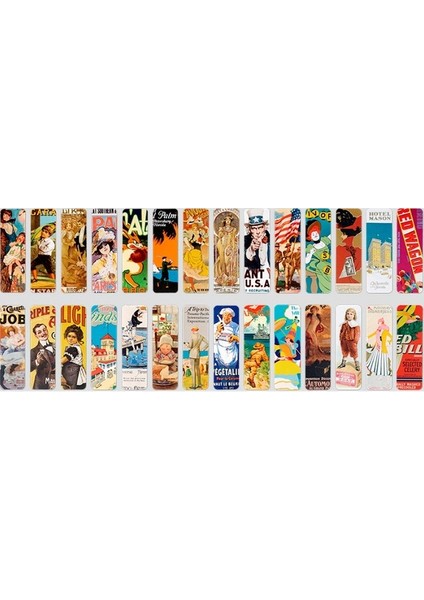 D 28 Adet/kutu Yaratıcı Retro Sanatsal Kız Yıldızlı Gökyüzü Meyve Imi Okuma Işareti Mesaj Kartı (Yurt Dışından)