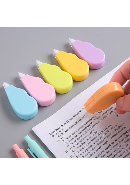 Çeşitli Renk 8.3x3 cm Düzeltme Bandı Yazma Silgi Bantları Sevimli Okul Malzemeleri Estetik Kırtasiye Öğrencileri Kırtasiye Malzemeler (Yurt Dışından)