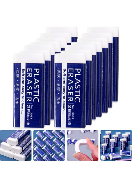 Beyaz 5x2 cm 30 Adet Silgi Silgi Çocuklar Toplu Kırtasiye Sınav Öğrencileri Malzemeleri Taşınabilir 2b Plastik Kullanımı Resim Sergisi Yazma (Yurt Dışından) fiyatları