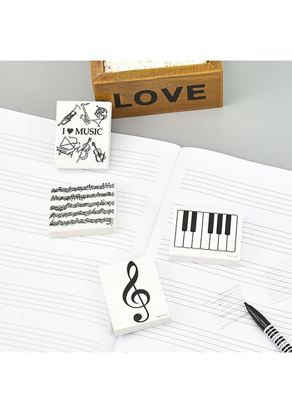 C Müzik Silgi Kauçuk Mini Müzik Serisi Modelleme Komik Silgiler Kalem Çizim Malzemesi Kırtasiye Ofis Escolar Okul Kaynağı (Yurt Dışından) fiyatları