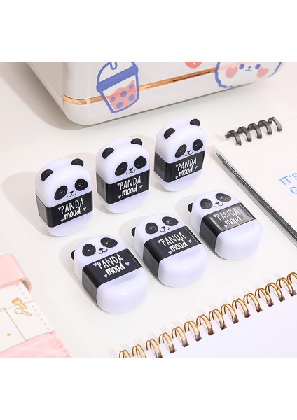 1 Adet Kawaii Panda Silgi Kalemtıraş ile Sevimli Kauçuk Kalem Silgi Okul Kore Kırtasiye Düzeltme Araçları Ofis Malzemeleri (Yurt Dışından) modelleri