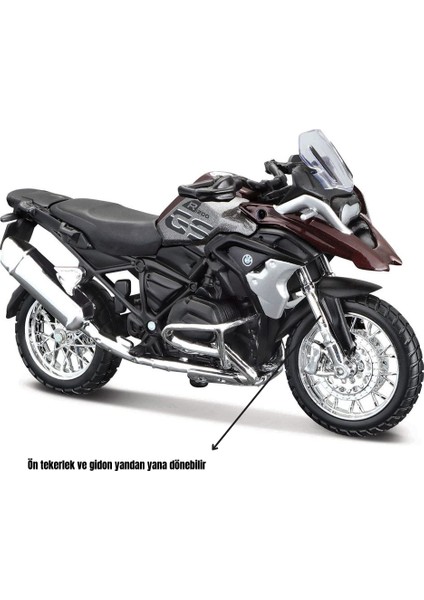 Bmw R1200 Gs 2017 Model Motorsiklet 1/18 Model Motosiklet