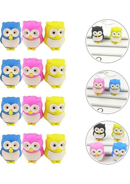 Rastgele Renk 3.5x3 cm 30 Adet Silgi Benzersiz Silme Kırtasiye Güzel Süsler Çocuklar Sabit Çocuk Silgi (Yurt Dışından)