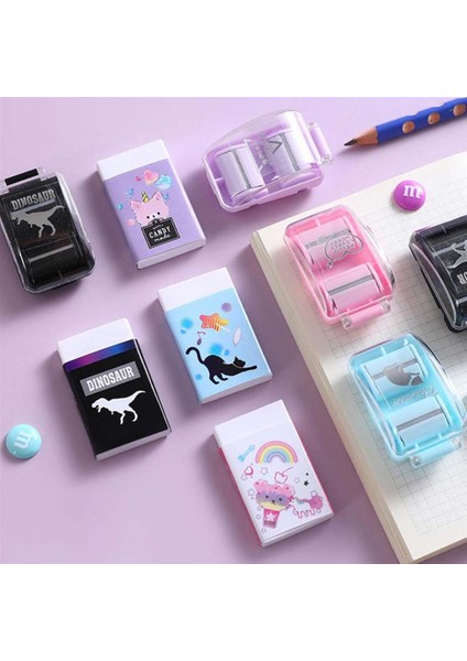 Pembe Mini Ev Silgi Küçük Taşınabilir Rulo Masaüstü Temizleyici Toz Silgi Toz Toplayıcı Masası Kalem Toz Temizleyici (Yurt Dışından) indirimleri