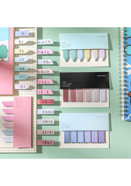 120 Sayfa 60/100/120 Sayfa Yeni Bayraklar Sekmeler Yapışkan Notlar Dizin Etiket Bloknot Morandi Renk Anahtar Noktalar Etiket Yer Işareti Malzemeleri Kırtasiye (Yurt Dışından) modelleri