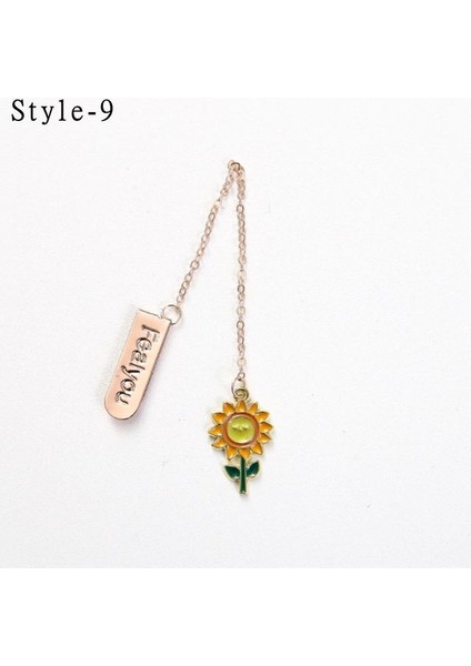 Stil-9 Yaratıcılık Karikatür Metal Meyve Hayvan Kitap Klibi Kitap Tutucu Kitap Ayracı (Yurt Dışından)