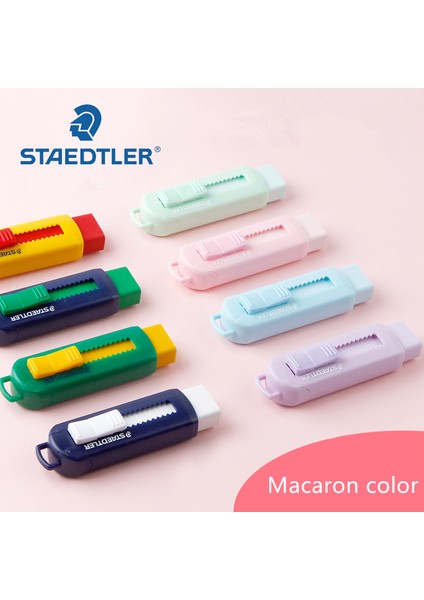 Macaronpurpleeraser Cherry Blossom Limited Yeni Renk 1 Adet Staedtler 525 Ps1 S Kauçuk Geri Çekilebilir Silgiler Çevre Dostu Kauçuklar Macaron Pastel Renk (Yurt Dışından)