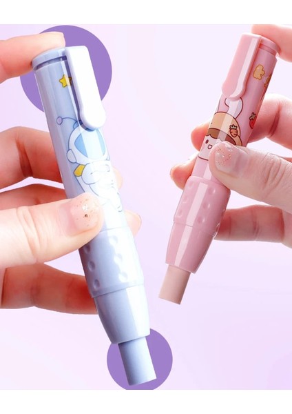 A2 Karikatür Basın Silgi Çocuk Sevimli Kaba Ayı Kalem Tipi Silgi Değiştirilebilir Kauçuk Çekirdek Öğrenci Kırtasiye Hediyeler Ofis Malzemeleri (Yurt Dışından) fırsatları