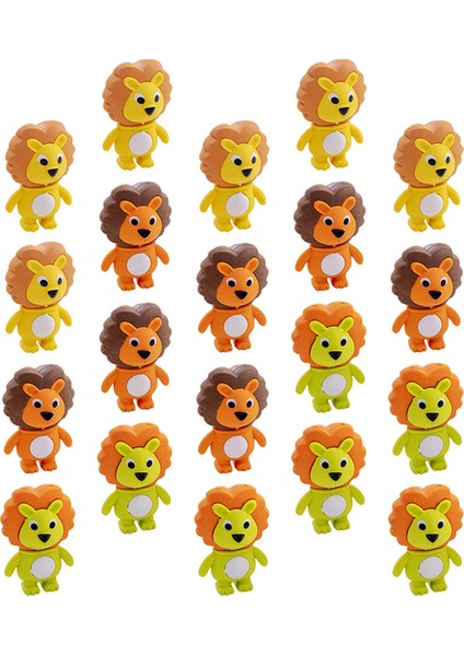 Gösterildiği Gibi 4x3 cm Hayvan Silgi Çocuklar Çocuklar Için Küçük Aslan Silgi Çocuklar Için Eğlenceli Kauçuklar Taşınabilir Çocuklar Mini Toplu Narin (Yurt Dışından)