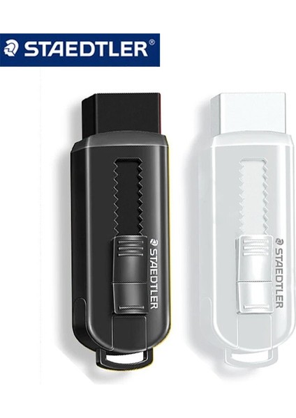 Beyaz Staedtler Yeni 525 Ps1 Itme-Çekme Tipi Pvc Içermez Toksik Olmayan Siyah Beyaz Silgi Ilköğretim Okulu Kalem Özel Silgi (Yurt Dışından)