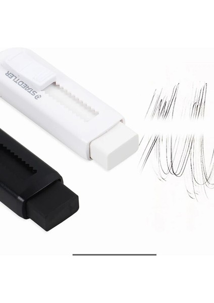 Beyaz Staedtler Yeni 525 Ps1 Itme-Çekme Tipi Pvc Içermez Toksik Olmayan Siyah Beyaz Silgi Ilköğretim Okulu Kalem Özel Silgi (Yurt Dışından)