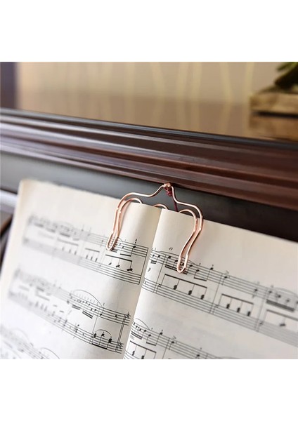 Yeşil Tutu Nota Kitabı Klipsi Metal Kitap Ayracı Gül Altın Sayfa Tutucu Ataş 2 Paket H0130 (Yurt Dışından) fiyatları