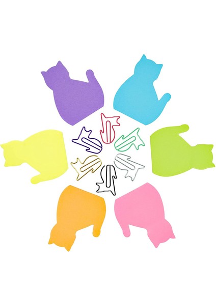 6 Adet Ataç 30 Yaprak Kedi Pet Şeffaf Not Yapışkan Not Kağıdı Günlük Bunu Yapmak Için Kontrol Listesi Paperlaria Okul Kırtasiye (Yurt Dışından)