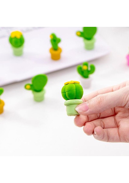 Rastgele Gönderilen 5 Adet Kaktüs Silgi Kawaii Kalem Silgisi Karikatür Kaktüs Saksı Bitki Tarzı Çocuklar Komik Silgi Kore Kırtasiye Okul Malzemeleri (Yurt Dışından) fırsatları