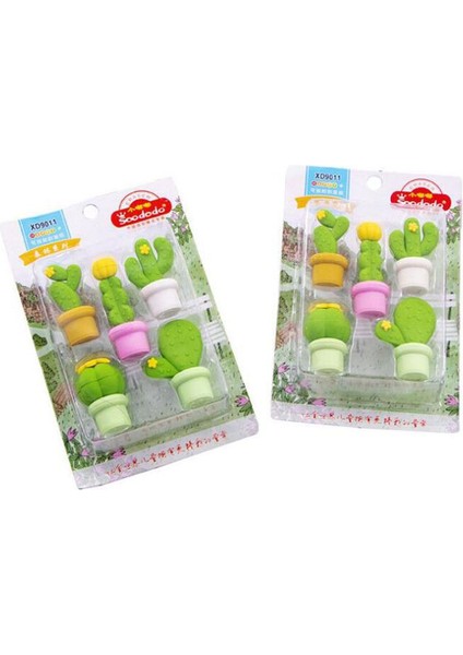 Rastgele Gönderilen 5 Adet Kaktüs Silgi Kawaii Kalem Silgisi Karikatür Kaktüs Saksı Bitki Tarzı Çocuklar Komik Silgi Kore Kırtasiye Okul Malzemeleri (Yurt Dışından) indirimleri