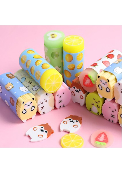 Style9 Rastgele 1 Adet Yaratıcı Renkli Karikatür Kauçuk Silgi Kawaii Gıda Ayı Silgi Kauçuk Silgi Ilköğretim Öğrenci Ödülleri Promosyon Hediye Kırtasiye (Yurt Dışından) fiyatları