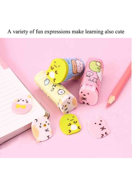 Style9 Rastgele 1 Adet Yaratıcı Renkli Karikatür Kauçuk Silgi Kawaii Gıda Ayı Silgi Kauçuk Silgi Ilköğretim Öğrenci Ödülleri Promosyon Hediye Kırtasiye (Yurt Dışından) indirimleri
