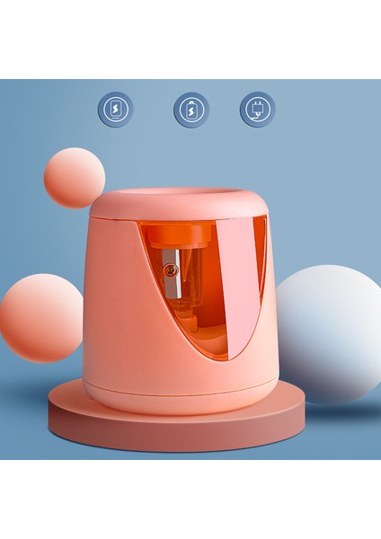 Pembe Otomatik Elektrikli Kalemtıraş Çok Fonksiyonlu Ağır USB Mekanik Okul Ilköğretim Öğrencileri Çocuk Kırtasiye Hediye (Yurt Dışından) fırsatları