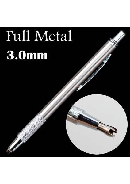 30 Kurşun Kalem Sadece 3.0mm /2.0mm Tam Metal Mekanik Kurşunkalemler Kurşun Tutucu Çelik Kırmızı Hb 2b Kurşun Dolum Ofis Okul Malzemeleri Malzemeleri Staedtler Değil (Yurt Dışından) modelleri