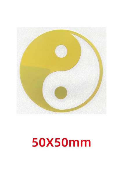 K Beş Element Yin ve Yang Tai Chi Sekiz Diyagramları Desen Metal Çıkartmalar Cep Telefonu Çıkartmaları Dizüstü Araba Çıkartmaları Dekorasyon (Yurt Dışından)