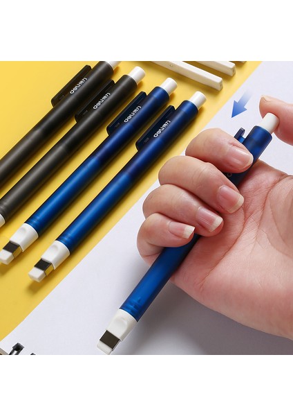 Gri Şarküteri Düzeltme Malzemeleri Kalem Kauçuk Geri Çekilebilir Basın Silgi Çocuklar Için Okul Kırtasiye Silgiler (Yurt Dışından) indirimleri