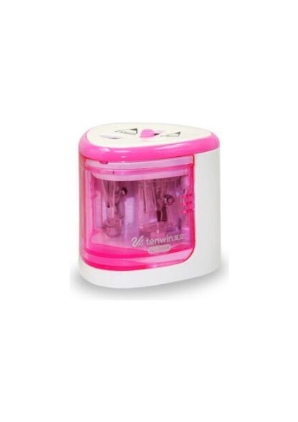 Pembe ZK50 Yenı Elektrikli Otomatik Kalemtıraş Çift Delik Dokunmatik Anahtarı Kalemtıraş 6-12MM Renkli Kurşun Kalem Okul Ev Kırtasiye (Yurt Dışından)