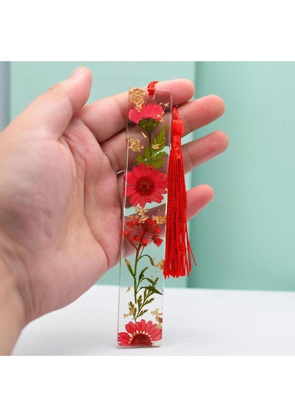 12 Çiçek Altın Folyo Yer Imi Damla Sakız Şeffaf Reçine Yer Imi Güzel Kitap Sayfası Işareti Öğrenci Kırtasiye (Yurt Dışından)