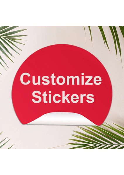 4.5CM-100PCS-SQUARE 100 Adet Özel Çıkartmalar Logo Ambalaj Etiketleri Kişiselleştirilmiş Isim Parti Düğün Doğum Günü Kendi Tasarımınız (Yurt Dışından) fiyatları