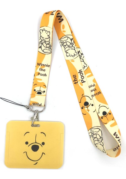 Stil 5 Pooh Ayı Winnie Kordon Kredi Kartı Kımlık Tutucu Çanta Öğrenci Kadın Seyahat Kartı Kapağı Rozeti Araba Anahtarlık Süslemeleri (Yurt Dışından) fırsatları