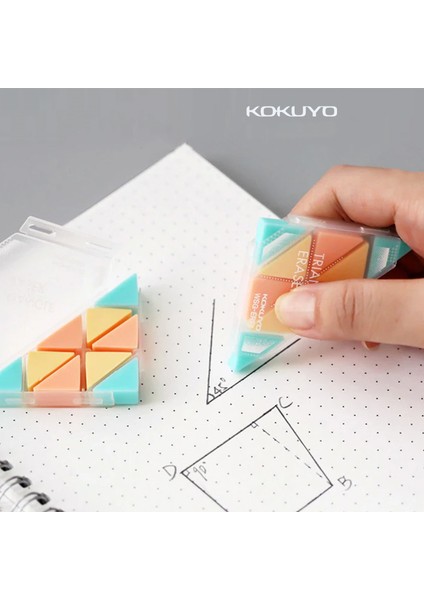 Çok Renkli Kokuyo Üçgen Silgi Çok Pastel Çerez Renkli Silgi Kalem Güzel Sanatlar Çizim Kroki Japon Kırtasiye Okul A6879 (Yurt Dışından) fiyatları