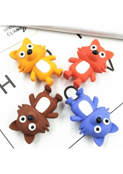 Renkli Xs 20 Adet Silgi Dekoratif Silgi Günlük Komik Kawaii Plastik Oyun Ev Tilki Dıy Taşınabilir Çocuklar (Yurt Dışından) fırsatları