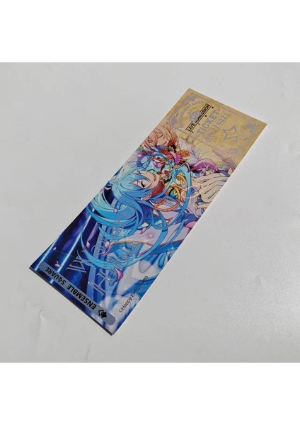 13 Anime Topluluk Yıldız Cosplay Koleksiyonu Çift Taraflı Lazer Bilet Anime Süsler Sevimli Kırtasiye Hediye Sakuma Rei Sükroz (Yurt Dışından) fırsatları