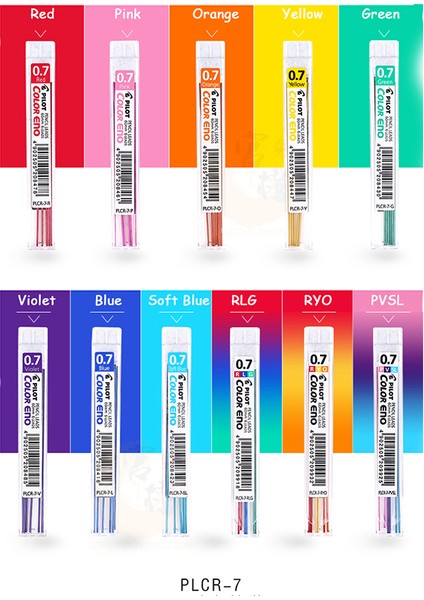 Turuncu 8 Adet/grup Kawaii Pilot Renk Eno Mekanik Kurşun Kalem 0.7mm Grafit Kalem Suluboya Ressamlığı Kalem Kurşun Mum Boya Japon (Yurt Dışından) indirimleri