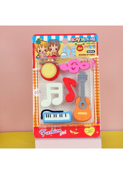 1 Kart Rastgele Çocuk Karikatür Keman Silgi Yaratıcı Piyano Nota Modelleme Silgi Öğrenme Kırtasiye Hediyeler (Yurt Dışından) modelleri