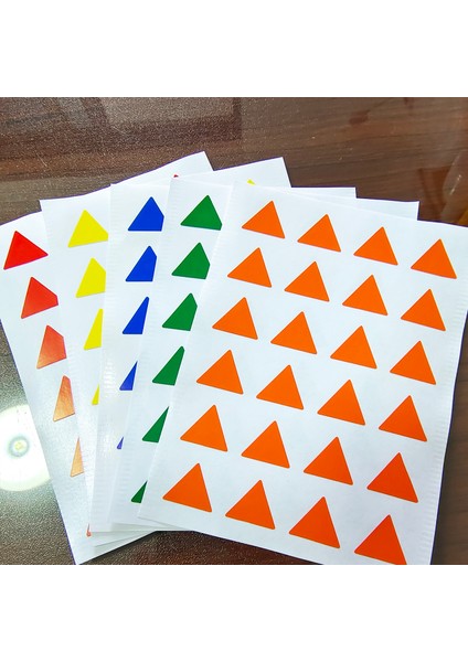 Sarı 240 Adet 16X14MM Üçgen Renkli Çıkartmalar Ev Ofis Okul Parti Dekorasyon Veya Günlük Şeyler Temizle Sınıflandırma OF07 (Yurt Dışından) fiyatları